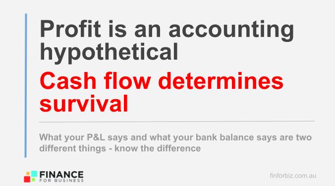 Profit isn't cash flow